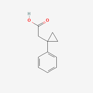 2-(1-Phenylcyclopropyl)acetic acid