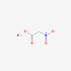 molecular formula C2H2KNO4 B3152386 Potassium 2-nitroacetate CAS No. 73506-45-3