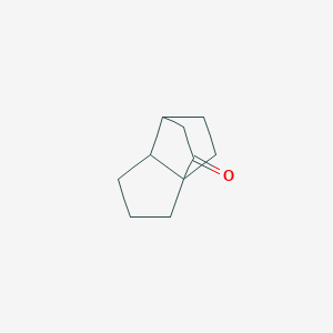 molecular formula C10H14O B3152398 hexahydro-1H-1,3a-ethanopentalen-7-one CAS No. 73551-45-8