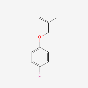 molecular formula C10H11FO B3152401 1-氟-4-((2-甲基烯丙基)氧基)苯 CAS No. 73566-46-8