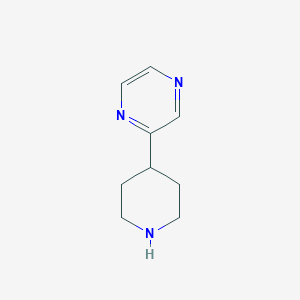 molecular formula C9H13N3 B3152434 2-(哌啶-4-基)吡嗪 CAS No. 736134-74-0