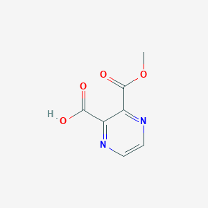 molecular formula C7H6N2O4 B3152510 3-(Methoxycarbonyl)pyrazine-2-carboxylic acid CAS No. 73763-86-7