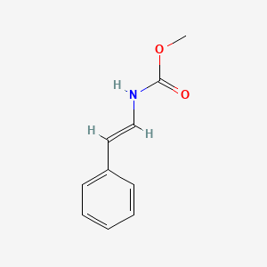 molecular formula C10H11NO2 B3152552 Styrylcarbamic acid methyl ester CAS No. 73885-72-0