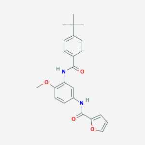 N-{3-[(4-tert-butylbenzoyl)amino]-4-methoxyphenyl}-2-furamide
