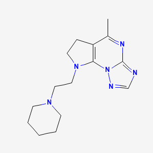 5-methyl-8-(2-piperidinoethyl)-7,8-dihydro-6H-pyrrolo[3,2-e][1,2,4]triazolo[1,5-a]pyrimidine