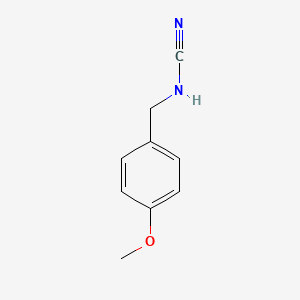 molecular formula C9H10N2O B3152746 4-Methoxybenzylcyanamide CAS No. 74295-89-9
