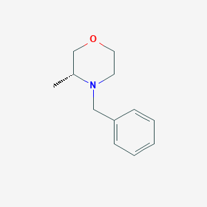 molecular formula C12H17NO B3152879 (R)-4-Benzyl-3-methylmorpholine CAS No. 74571-98-5