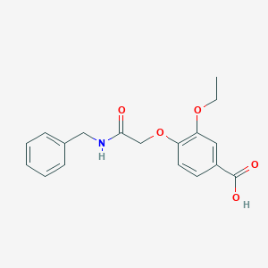 4-[2-(Benzylamino)-2-oxoethoxy]-3-ethoxybenzoic acid