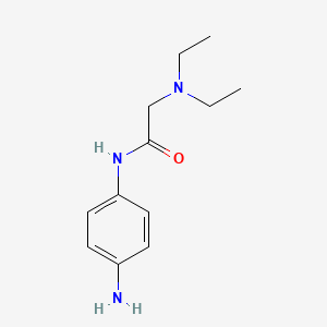 molecular formula C12H19N3O B3153001 N-(4-aminophenyl)-2-(diethylamino)acetamide CAS No. 74816-18-5