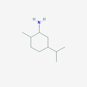 molecular formula C10H21N B3153021 2-Methyl-5-(propan-2-yl)cyclohexan-1-amine CAS No. 74837-94-8