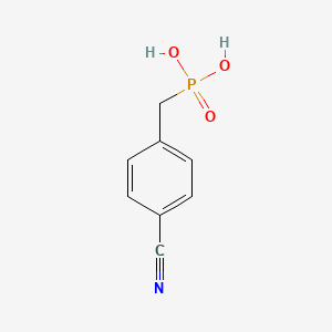 molecular formula C8H8NO3P B3153074 (4-cyanophenyl)methylphosphonic Acid CAS No. 75001-24-0