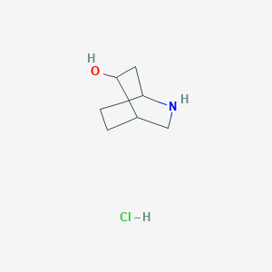 molecular formula C7H14ClNO B3153097 2-Azabicyclo[2.2.2]octan-5-ol hydrochloride CAS No. 750634-08-3