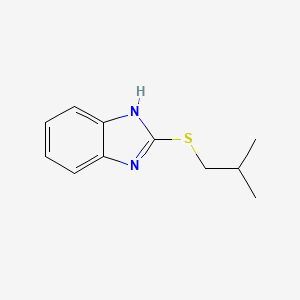 molecular formula C11H14N2S B3153103 2-(异丁基硫)-1H-苯并咪唑 CAS No. 75080-14-7