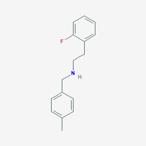 molecular formula C16H18FN B315311 2-(2-fluorophenyl)-N-(4-methylbenzyl)ethanamine 