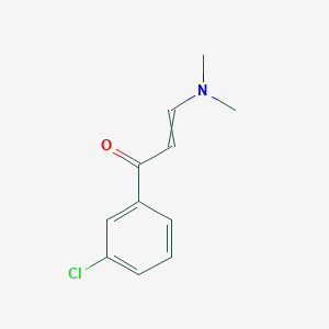 molecular formula C11H12ClNO B3153134 1-(3-Chlorophenyl)-3-(dimethylamino)-2-propen-1-one CAS No. 75175-79-0