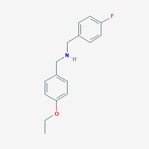 molecular formula C16H18FNO B315316 N-(4-ethoxybenzyl)-N-(4-fluorobenzyl)amine 
