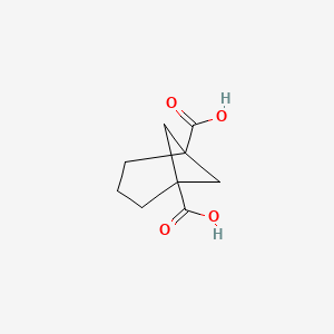 molecular formula C9H12O4 B3153178 Bicyclo[3.1.1]heptane-1,5-dicarboxylic acid CAS No. 75328-55-1