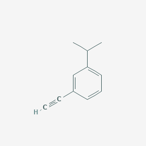 molecular formula C11H12 B3153332 1-Ethynyl-3-isopropylbenzene CAS No. 75659-51-7