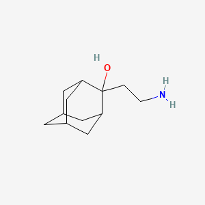 molecular formula C12H21NO B3153351 2-(2-Amino-ethyl)-adamantan-2-ol CAS No. 756818-48-1
