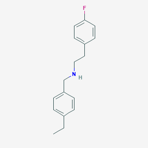 molecular formula C17H20FN B315339 N-(4-ethylbenzyl)-N-[2-(4-fluorophenyl)ethyl]amine 