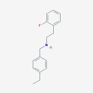 molecular formula C17H20FN B315340 N-(4-ethylbenzyl)-N-[2-(2-fluorophenyl)ethyl]amine 