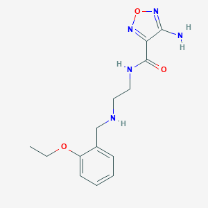 molecular formula C14H19N5O3 B315343 4-amino-N-{2-[(2-ethoxybenzyl)amino]ethyl}-1,2,5-oxadiazole-3-carboxamide 