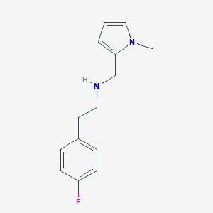 molecular formula C14H17FN2 B315345 N-[2-(4-fluorophenyl)ethyl]-N-[(1-methyl-1H-pyrrol-2-yl)methyl]amine 