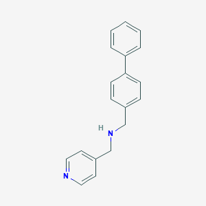 molecular formula C19H18N2 B315347 [1,1'-biphenyl]-4-yl-N-(4-pyridinylmethyl)methanamine 