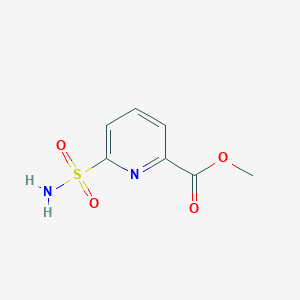 molecular formula C7H8N2O4S B3153473 2-磺酰胺基吡啶-6-甲酸甲酯 CAS No. 75903-52-5