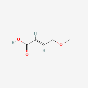 molecular formula C5H8O3 B3153478 (E)-4-methoxybut-2-enoic acid CAS No. 75933-65-2