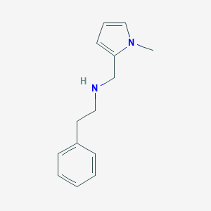 molecular formula C14H18N2 B315350 (1-Methyl-1H-pyrrol-2-ylmethyl)-phenethyl-amine 