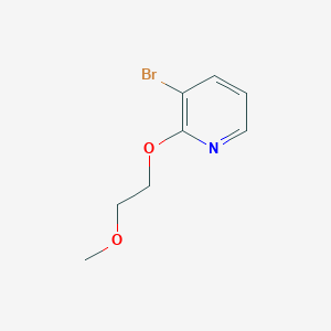 molecular formula C8H10BrNO2 B3153525 3-Bromo-2-(2-methoxyethoxy)pyridine CAS No. 760207-91-8