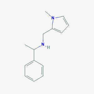 N-[(1-methyl-1H-pyrrol-2-yl)methyl]-1-phenylethanamine