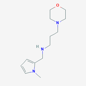 molecular formula C13H23N3O B315355 N-[(1-methyl-1H-pyrrol-2-yl)methyl]-N-[3-(4-morpholinyl)propyl]amine 