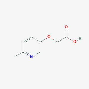 molecular formula C8H9NO3 B3153567 2-((6-Methylpyridin-3-yl)oxy)acetic acid CAS No. 760938-66-7