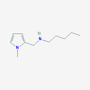 molecular formula C11H20N2 B315361 N-[(1-methyl-1H-pyrrol-2-yl)methyl]-N-pentylamine 