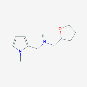 molecular formula C11H18N2O B315364 (1-Methyl-1H-pyrrol-2-ylmethyl)-(tetrahydro-furan-2-ylmethyl)-amine CAS No. 774555-50-9