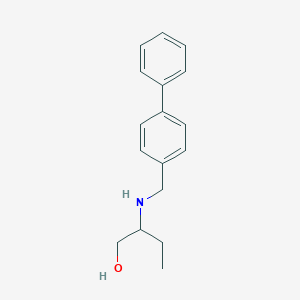 molecular formula C17H21NO B315367 2-[([1,1'-Biphenyl]-4-ylmethyl)amino]-1-butanol 