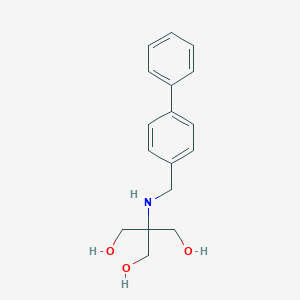 molecular formula C17H21NO3 B315369 2-[(Biphenyl-4-ylmethyl)amino]-2-(hydroxymethyl)propane-1,3-diol 