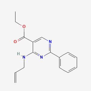 Ethyl 4-(allylamino)-2-phenyl-5-pyrimidinecarboxylate