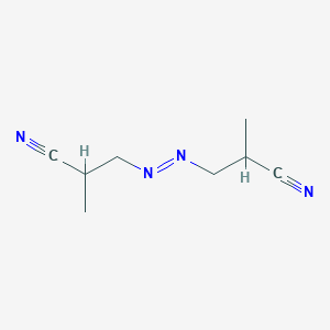 molecular formula C8H12N4 B3153725 4,4'-偶氮二异丁腈 CAS No. 764-28-3