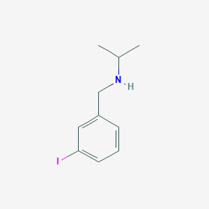 molecular formula C10H14IN B3153740 [(3-Iodophenyl)methyl](propan-2-yl)amine CAS No. 76464-86-3