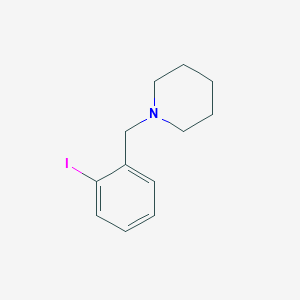 molecular formula C12H16IN B3153747 1-(2-Iodobenzyl)piperidine CAS No. 76464-88-5