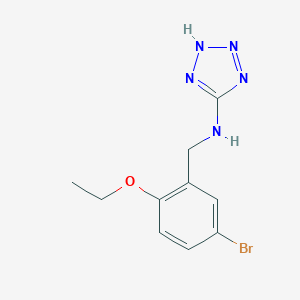 molecular formula C10H12BrN5O B315381 N-(5-bromo-2-ethoxybenzyl)-2H-tetrazol-5-amine 