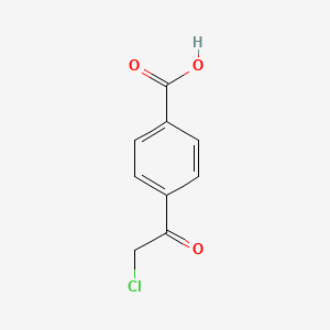 molecular formula C9H7ClO3 B3153812 4-(2-Chloroacetyl)benzoic acid CAS No. 76597-65-4