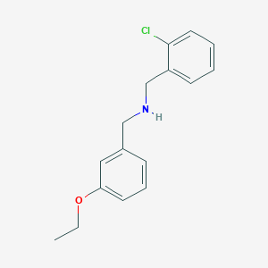 molecular formula C16H18ClNO B315383 N-(2-chlorobenzyl)-N-(3-ethoxybenzyl)amine 