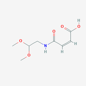molecular formula C8H13NO5 B3153830 N-(2,2-Dimethoxyethyl)maleamic acid CAS No. 76619-99-3