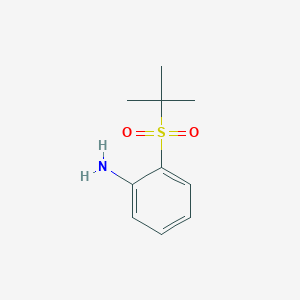 molecular formula C10H15NO2S B3153849 2-(tert-Butylsulfonyl)aniline CAS No. 76697-60-4