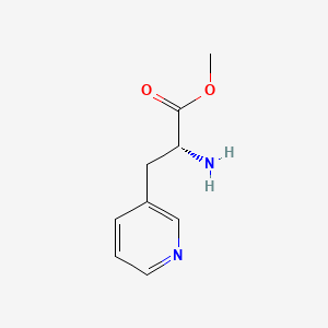 molecular formula C9H12N2O2 B3153869 3-(3-Pyridyl)-D-alanine methyl ester CAS No. 767268-80-4