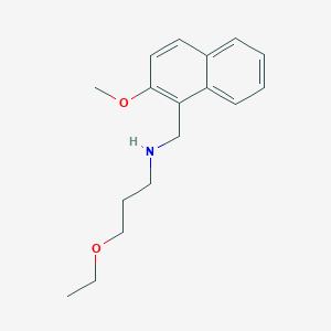 3-ethoxy-N-[(2-methoxynaphthalen-1-yl)methyl]propan-1-amine